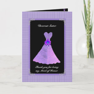 SOEUR Maid of Honor Merci - PURPLE Gown