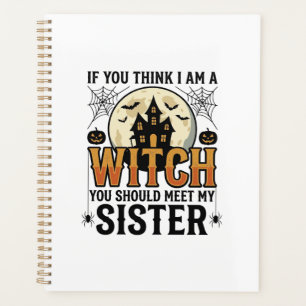 Sœur Sorcière Drôle Halloween Graphique Vintage_1