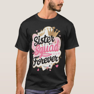 Soeur Squad - Soeur T-Shirt mignonne et branchée