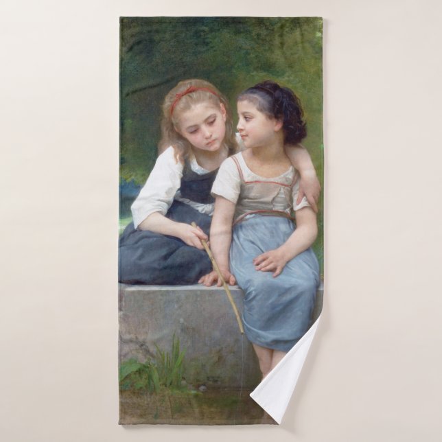 Soeurs, Bouguereau (Serviette de bain)