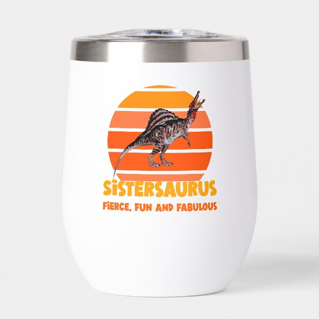Sœurs drôles dinosaure Sœur drôle Design (Avant)
