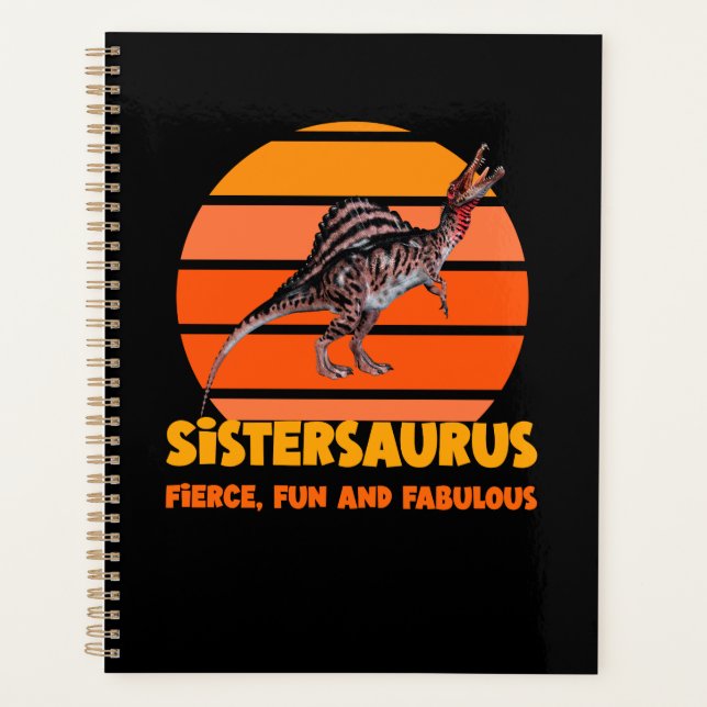 Sœurs drôles Sœursaurus Dino Humour pour Sœur Desi (Devant)
