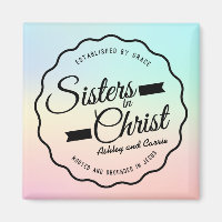 Soeurs en Christ, Pastel Magnet
