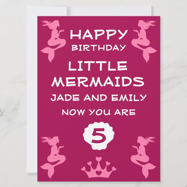 Soeurs jumelles Mermaid (Devant)