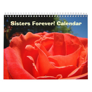 Sœurs pour toujours ! Calendrier Floral Grandes Fl