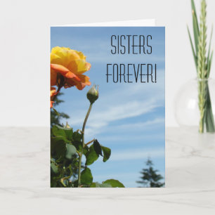 Soeurs pour toujours ! Cartes Merci Great Sister
