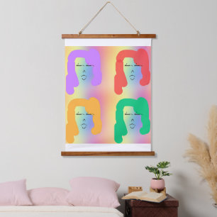 Soeurs Quatre Tapisseries de cheveux colorées