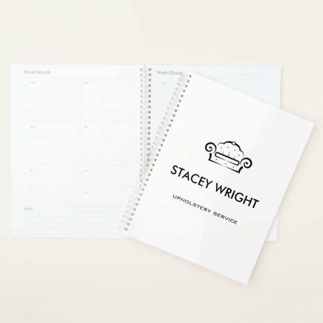 Sofa noir silhouette tissu blanc (Devant avec enveloppe)