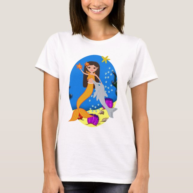 Sofia le T-shirt de la sirène (Devant)