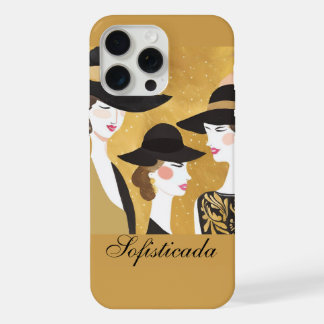 Sofisticada iPhone 15 Pro Max Coque