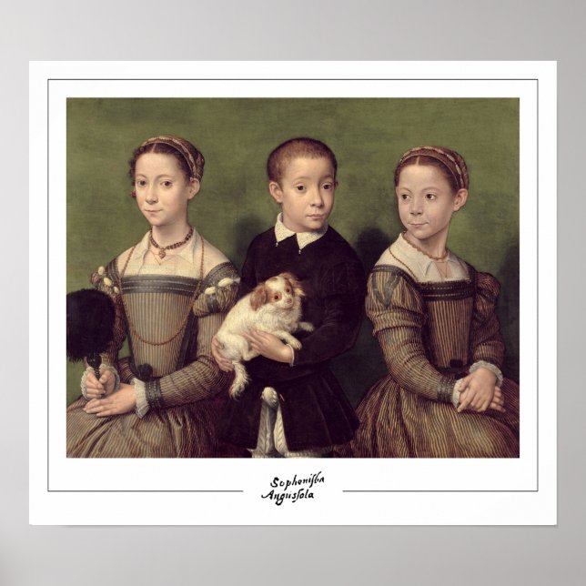 Sofonisba Anguissola Zedign Affiche d'art #20 (Devant)