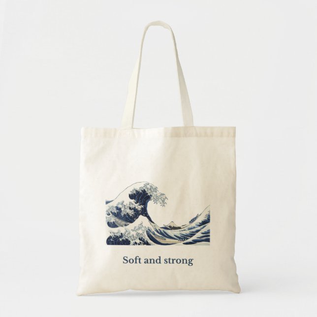 “Soft and Strong” Aesthetic Tote Bag (Devant)