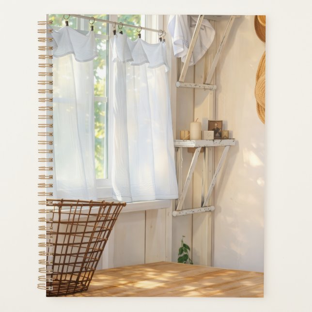 Soft Breeze Curtain Aesthetic Anime Planner (Devant)