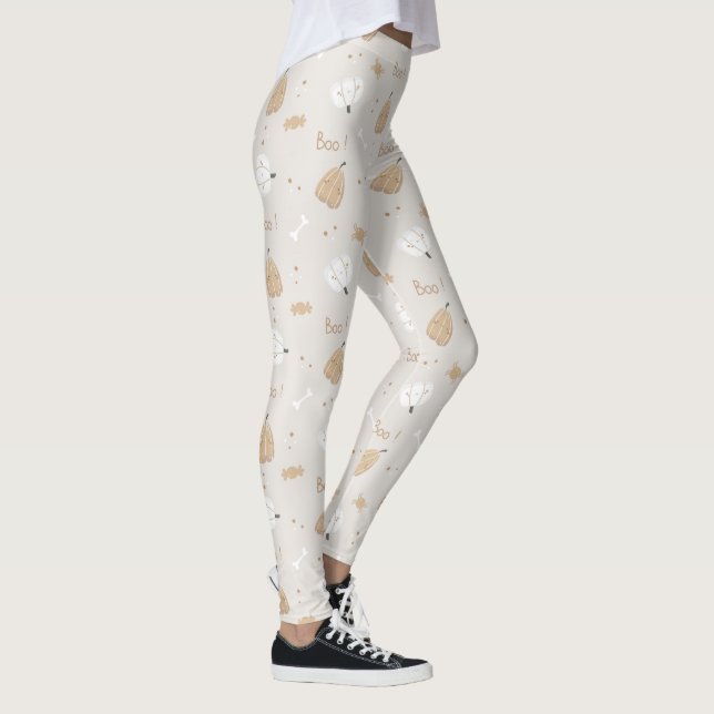 Soft Cosy Halloween Leggings Motifs (Droite)