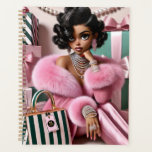 Soft Glam<br><div class="desc">Step into a world of soft luxury, confidence, and unapologetic glamour. This elegant illustration features a stylish fashion diva surrounded by beautifully wrapped gifts, pearls, and designer shopping bags. Draped in a plush pink fur coat with sparkling jewelry and flawless vintage curls, she embodies the energy of luxury shopping, feminine...</div>