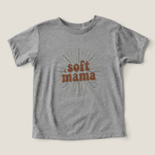 Soft Mama : Typographie Rétro Groovy Sunburst Mate