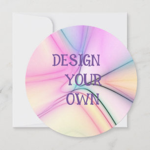 Soft Pastel Concevez Votre Propre Invitation