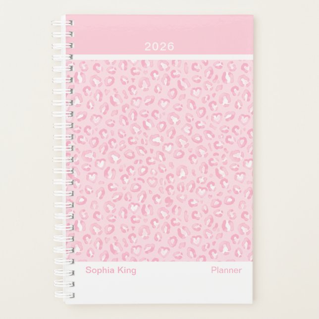 Soft Pink Leopard Modern (Devant)