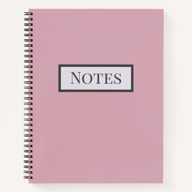 Soft Pink School Journal ou Carnet (Devant)