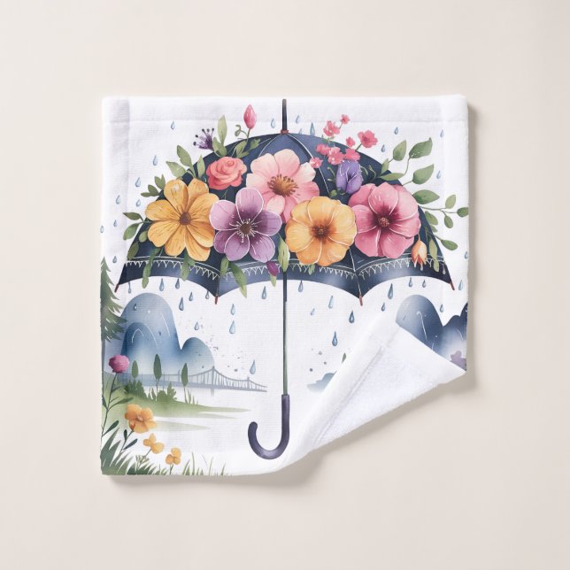 Soft & Stylish Maison Décor Essentiel Floral (Gant de toilette)