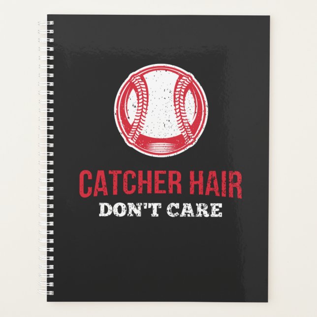 Softball - Attitude de Cheveux de Receveur (Devant)