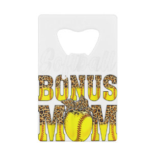 Softball Bonus Maman Jeu Jour Femmes Leopard Mères