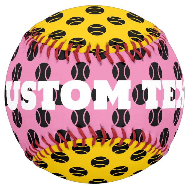 Softball Cool balle de tennis imprimer personnalisé softbal (Dos)