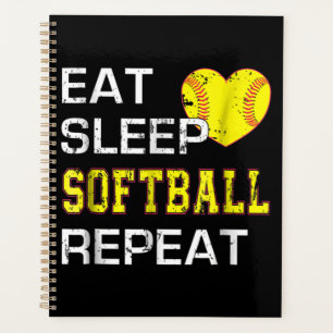 Softball Eat Sleep Softball Répétition