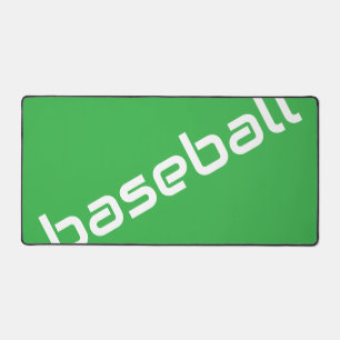SOFTBALL Fun Blanc Texte Diagonal Sur Vert Clair