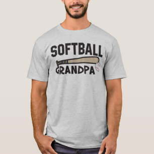Softball Grand-Père T-shirt Fier Sport Parents