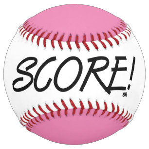 Softball Partition de balle douce blanche et rose