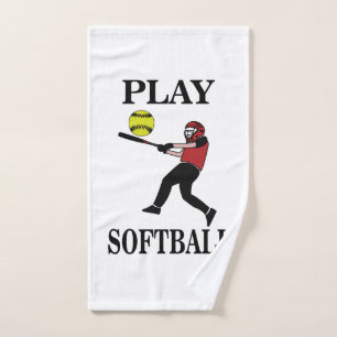Softball Player Play Softball