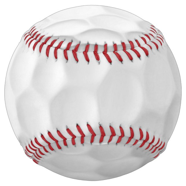 Softball Texture de balle de golf blanche gaufree (Devant)