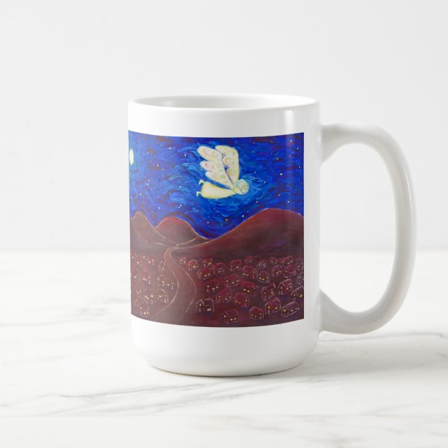 Soin de l'âme Angel Art Peinture Mug (Droite)