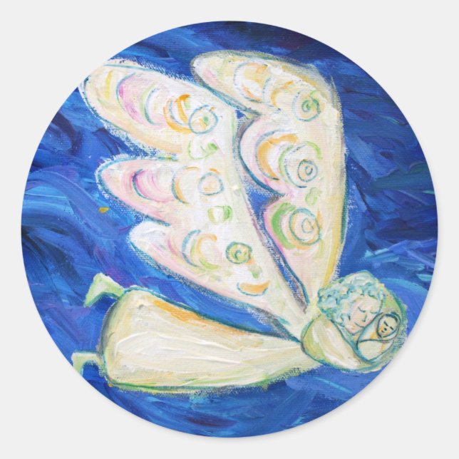 Soin de l'Ange de l'Âme avec Bébé Ange Sticker d'A (Devant)