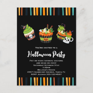 Soins d'Halloween doux et Déplaisants Invitation