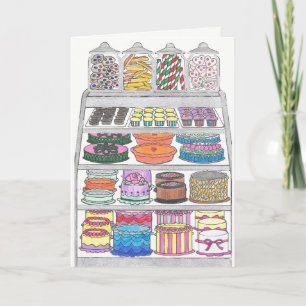 Soins sucrés en Coque Carte d'anniversaire