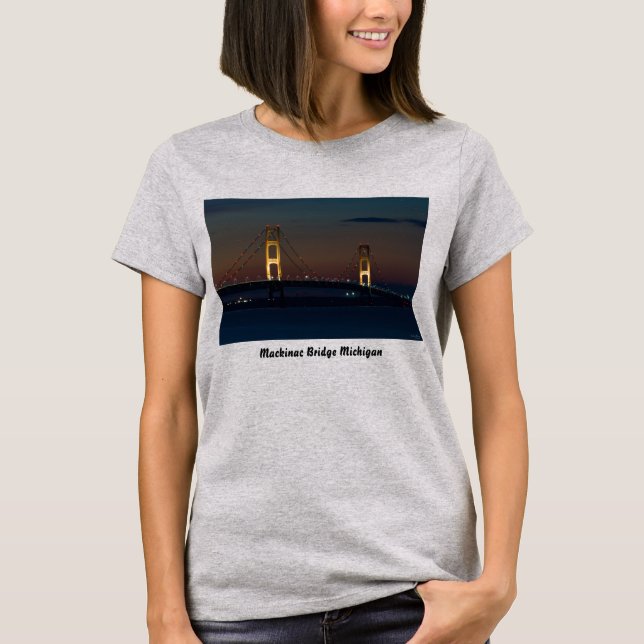 Soirée Au T-Shirt Du Pont Mackinac (Devant)