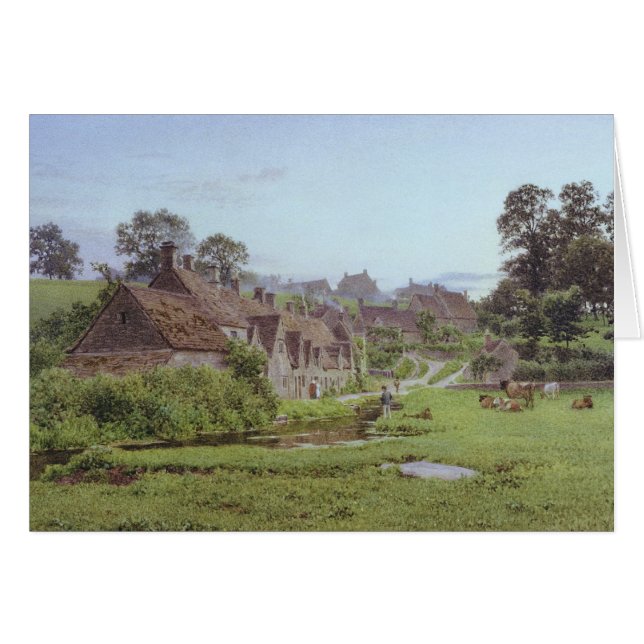 Soirée dans la rangée d'Arlington, Bibury, (Devant horizontal)