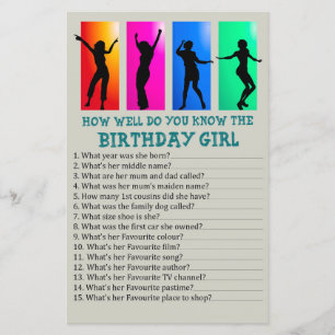 Soirée dansante Connaissez-vous bien la fille d'an