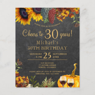 Soirée de 30 ans d'automne rustique 30e anniversai