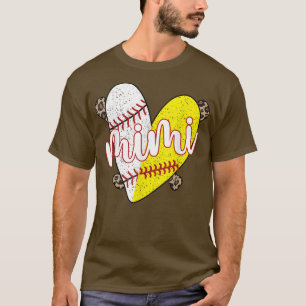 Soirée De Baseball Fière Mimi Grandma T-Shirt