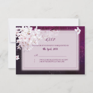 Soirée de mariage Cerry Blossom RSVP