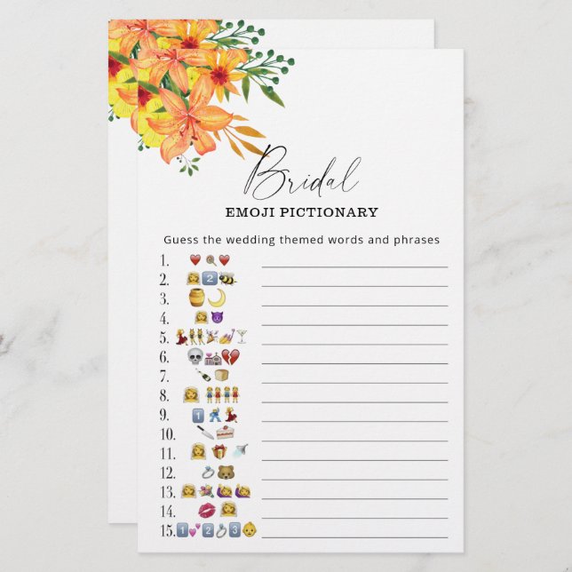 Soirée d'émotion de la nuptiale fleurie (Devant / Derrière)