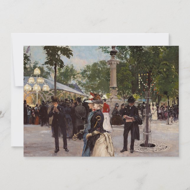 Soirée d'été à Tivoli | Paul Fischer (Devant)