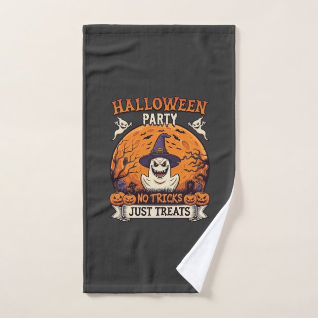 Soirée Halloween Pas de Farces Rien que des Friand (Serviette à main)