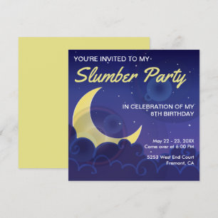Soirée   Invitation d'anniversaire de la fête du b