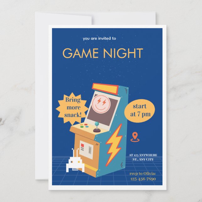 Soirée jeux rétro arcade – soirée jeux vidéo et ca (Devant)