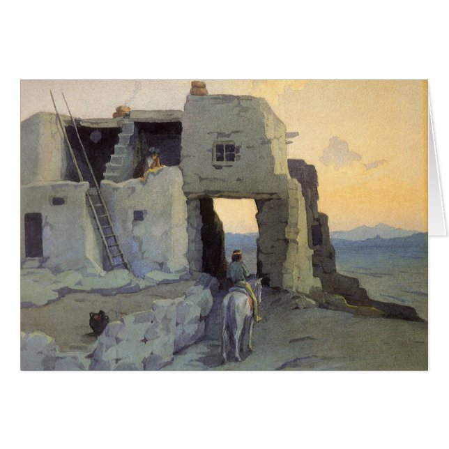 Soirée, Pueblo de Walpi par Marion Kavagh Wachtel (Devant horizontal)