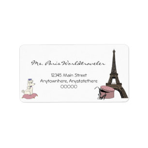 Soirée rose à Paris Étiquette de adresse Tour E